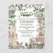 Wild One Birthday Australian Animals (Vorderseite)