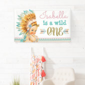 Wild One Birthday Banner Tribal 1. Geburtstag (Insitu)