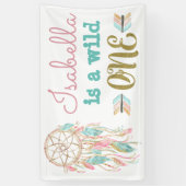 Wild One Birthday Banner Tribal 1. Geburtstag (Vertikal)