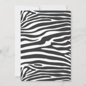 Wild One Birthday Gold Safari Jungle Animals Party Einladung (Rückseite)