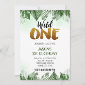Wild One Birthday Party Einladung (Vorderseite)