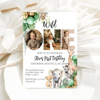 Wild One Birthday Safari Animal Foto