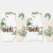Wild One Birthday Safari Animal Foto Geschenkschachtel (Ungeklappt)
