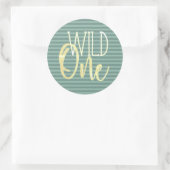 Wild One Birthday Sticker (Tasche)