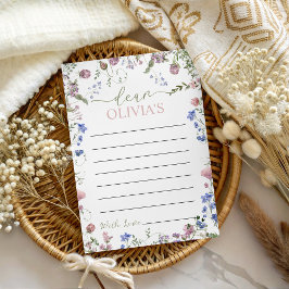 Wild One Birthday Time Capsule Card Einladung