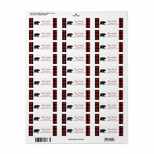 Wild One Black Bar Red Buffalo Kariert (Vorne)