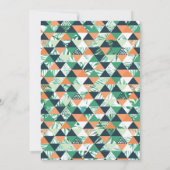 Wild One Boho Einladung zum ersten Geburtstag (Rückseite)