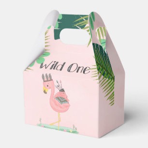 Wild One Boho Flamingo Geburtstagsparty Gefallen B Geschenkschachtel