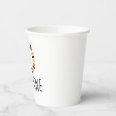 Wild one boho Lion zum ersten Geburtstag Napkins Pappbecher (Links)