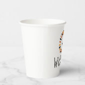 Wild one boho Lion zum ersten Geburtstag Napkins Pappbecher (Rechts)