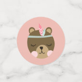 Wild One | Boho Nature Theme Erster Geburtstag Konfetti (Klein Vorderseite)