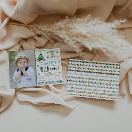 Wild One Boho Stamm Einladung zum Geburtstag