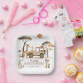 Wild One Boy 1. Geburtstag Safari Pappteller (Party)