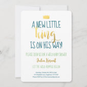 Wild One Boy Baby Shower Einladung (Vorderseite)