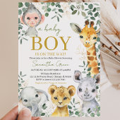 Wild One Boy Baby Shower Einladung