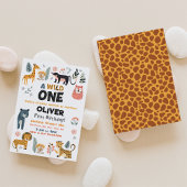 Wild One Boy Einladung zum ersten Geburtstag