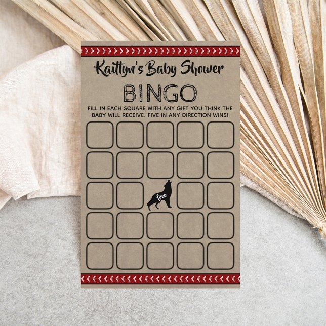 Wild One Boys Baby Shower Bingo (Von Creator hochgeladen)