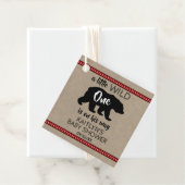 Wild One Boys Baby Shower Geschenkanhänger (Beispiel)