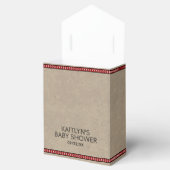 Wild One Boys Baby Shower Geschenkschachtel (Geöffnet)