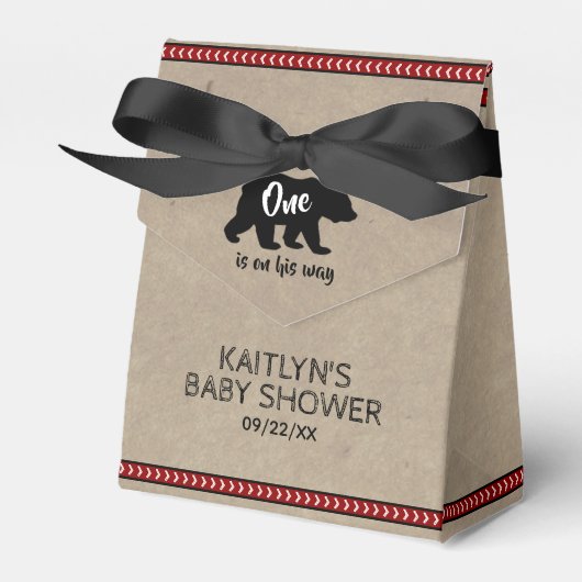 Wild One Boys Baby Shower Geschenkschachtel (Vorderseite)