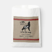 Wild One Boys Baby Shower Geschenktütchen (Vorderseite)