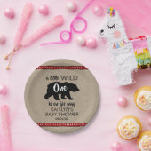 Wild One Boys Baby Shower Pappteller (Party)
