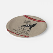Wild One Boys Baby Shower Pappteller (Schrägansicht)