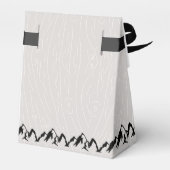 Wild One Boys Rustikale Karierte Lumberjack Babydu Geschenkschachtel (Rückseite)