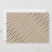 Wild One Boys Rustikaler Kariert Lumberjack 1. Geb Einladung (Rückseite)