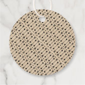 Wild One Boys Rustikaler Kariert Lumberjack 1. Geb Geschenkanhänger (Rückseite)