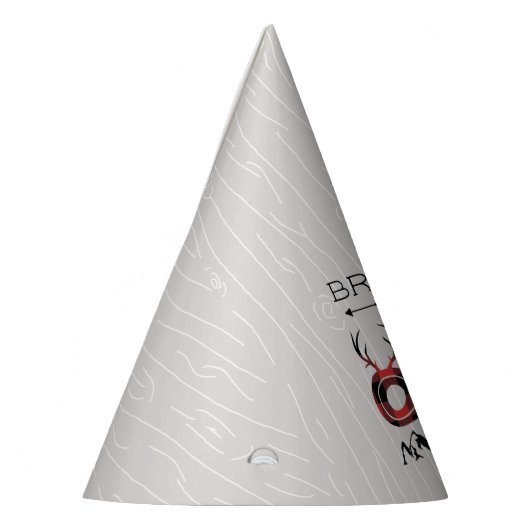 Wild One Boys Rustikaler Kariert Lumberjack 1. Geb Partyhütchen (Links)