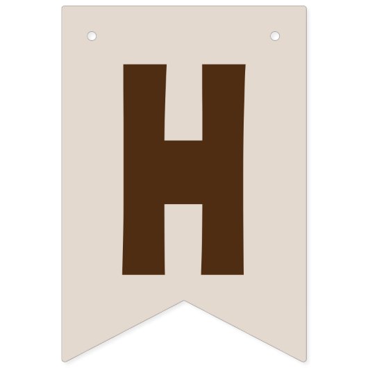 Wild One Cowboy Birthday Party Wimpelkette (Zweite Fahne)