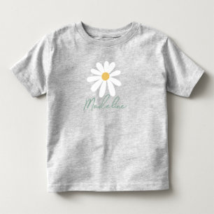 Wild One Daisy Wildblume 1. Geburtstag Kleinkind T-shirt