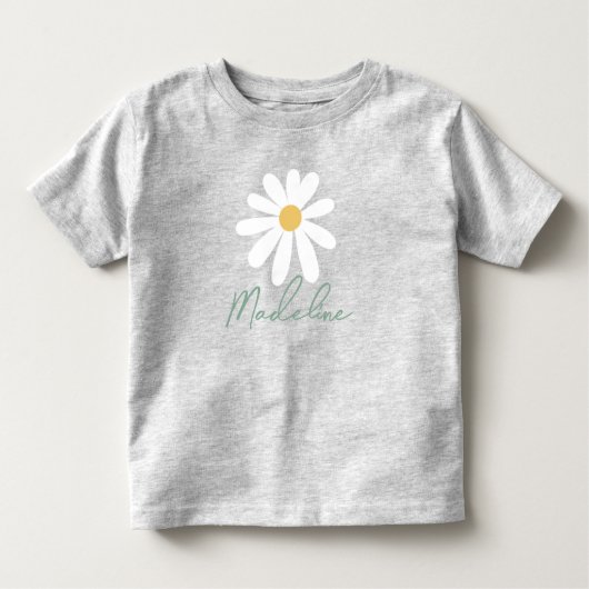 Wild One Daisy Wildblume 1. Geburtstag Kleinkind T-shirt (Vorderseite)