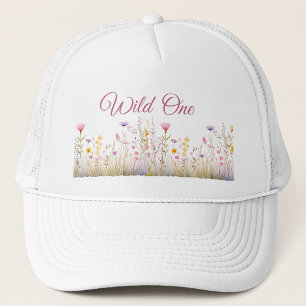 Wild One Damenhut, Boho Wildblumengarten Truckerkappe