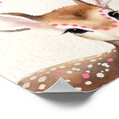 Wild One Deer Baby Dusche Willkommen Poster (Ecke)