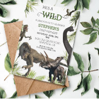 Wild One Dinosaur Tyrannosaurus Raptor Geburtstag