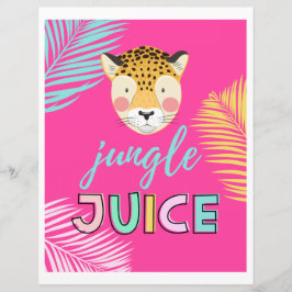 Wild One Drink Sign | Jungle Juice-Zeichen | Cheet
