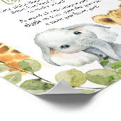 Wild One Dschungel Safari Spätabendtaucher Poster (Ecke)