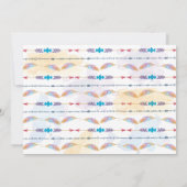 Wild One - Einladung zum ersten Geburtstag (Rückseite)