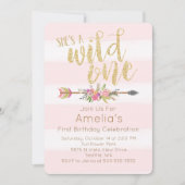 Wild One - Einladung zum ersten Geburtstag (Vorderseite)