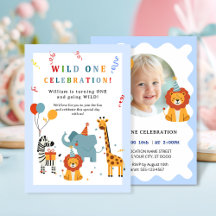 Wild One - Einladung zum ersten Geburtstag