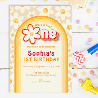 Wild One - Einladung zum ersten Geburtstag | Boho