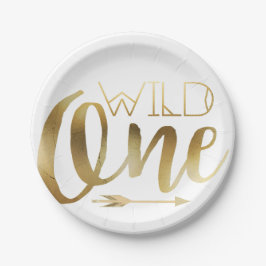 Wild One | Erste Geburtstagspartei Pappteller