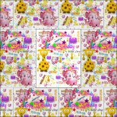 Wild One First Birthday Baby Fabric Stoff (Kachel)