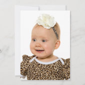 Wild One First Birthday Boho Safari Pink Blush Einladung (Rückseite)