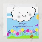 Wild One First Birthday Card Einladung (Rückseite)