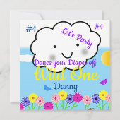 Wild One First Birthday Card Einladung (Vorderseite)