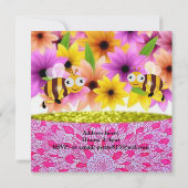 Wild One First Birthday Card Einladung (Rückseite)