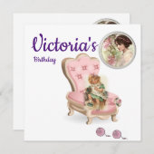 Wild One First Birthday Card Einladung (Vorne/Hinten)